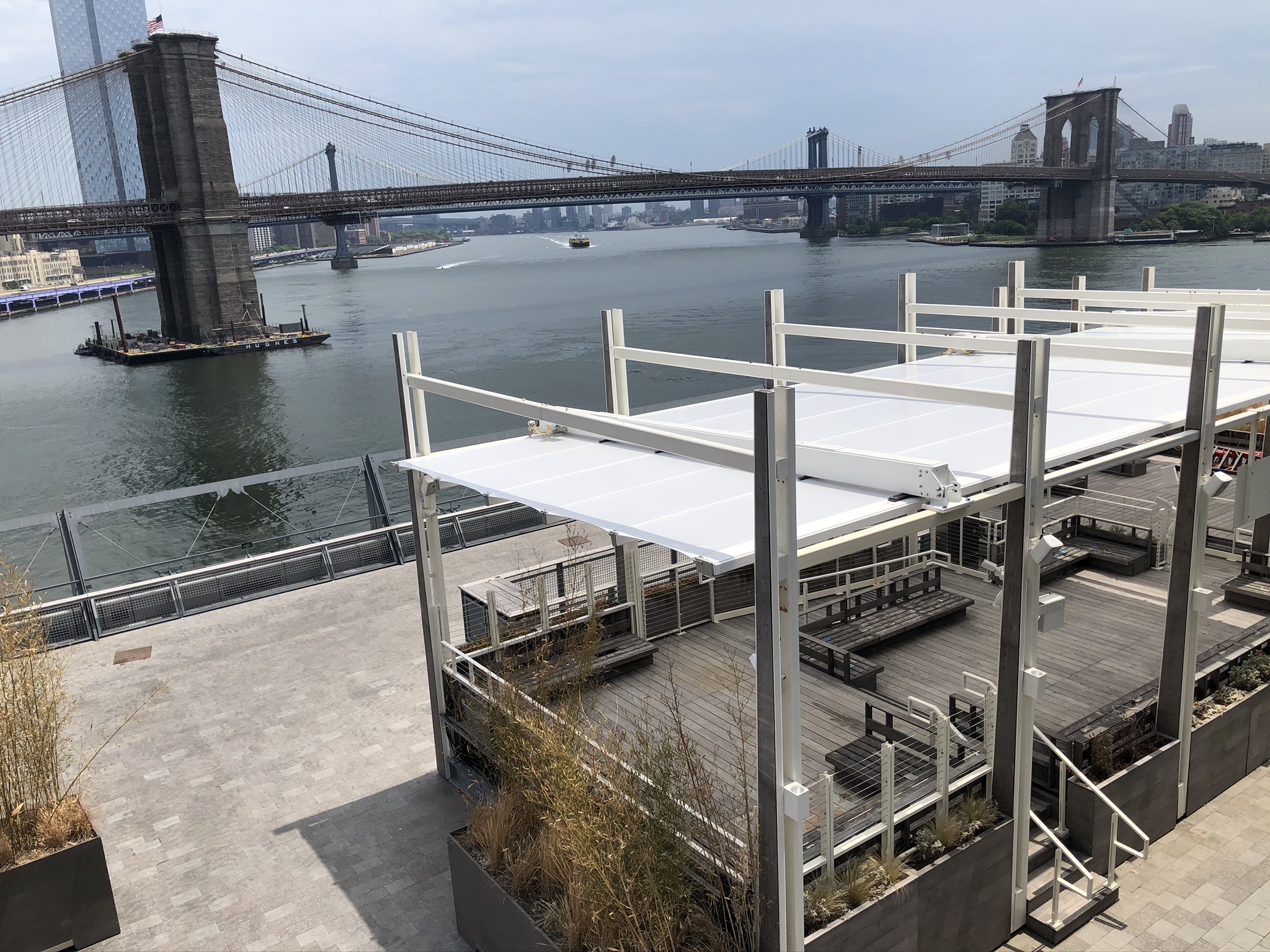 Pier 17 Summer PavilionNorth Units EnFold® Retractable Awning by